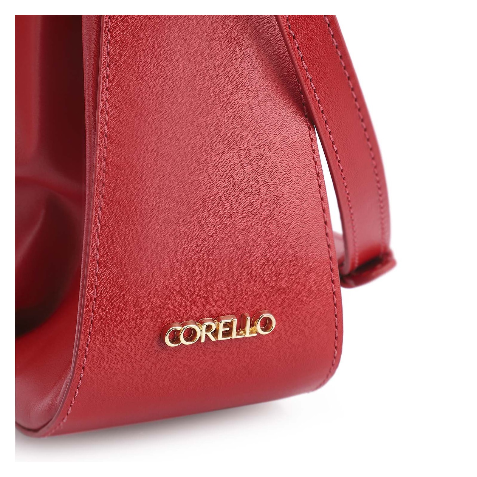 Bolsa De Ombro Couro Vermelho