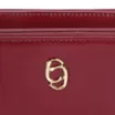 Bolsa De Ombro Couro Vermelho Cereja - imagem 6