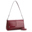 Bolsa De Ombro Couro Vermelho Cereja/Verniz Vermelho Cereja - imagem 3