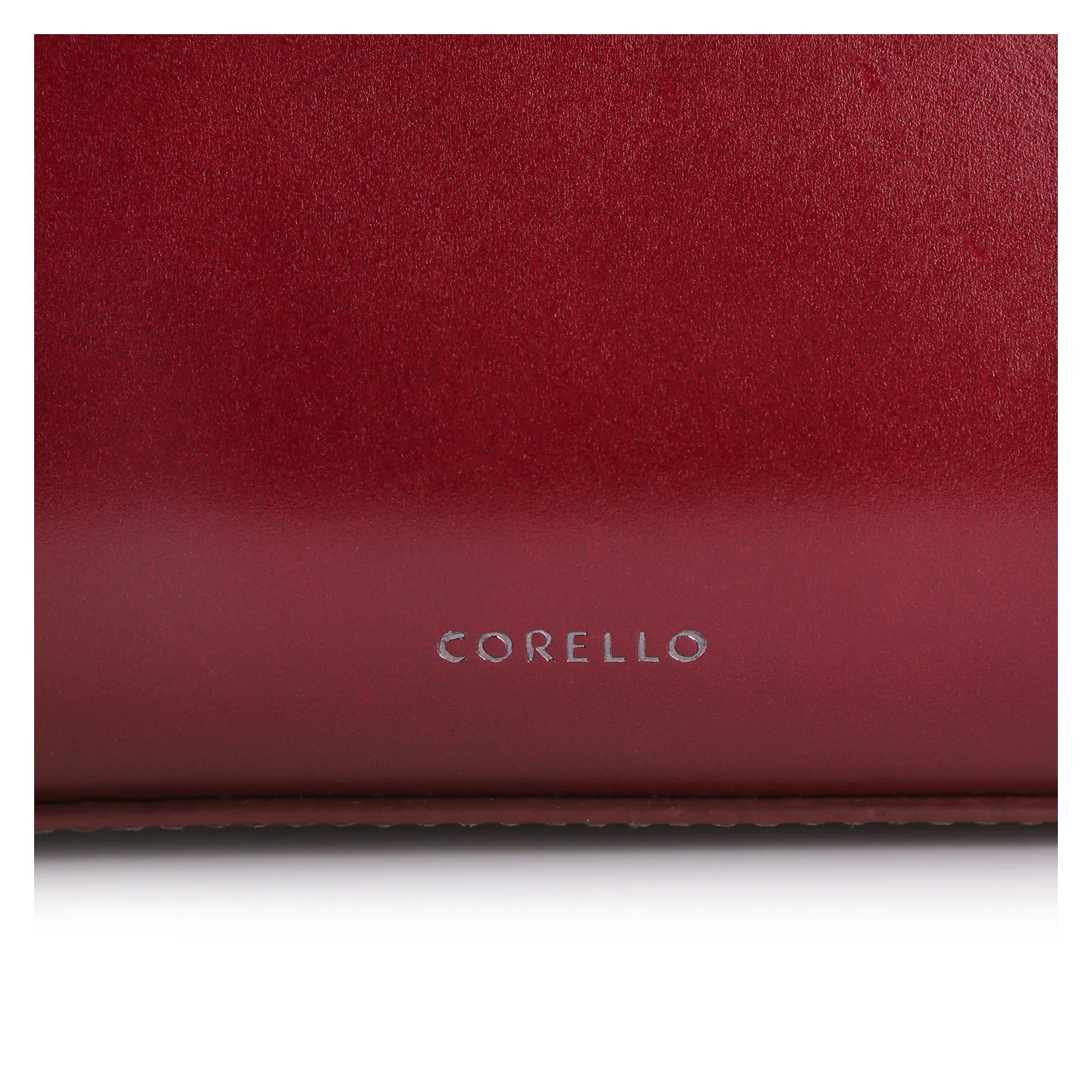 Bolsa De Ombro Couro Vermelho Cereja/Verniz Vermelho Cereja