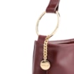 Bolsa De Ombro Couro Vinho - imagem 6
