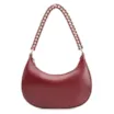 Bolsa De Ombro Couro Vinho - imagem 3