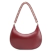 Bolsa De Ombro Couro Vinho - imagem 3