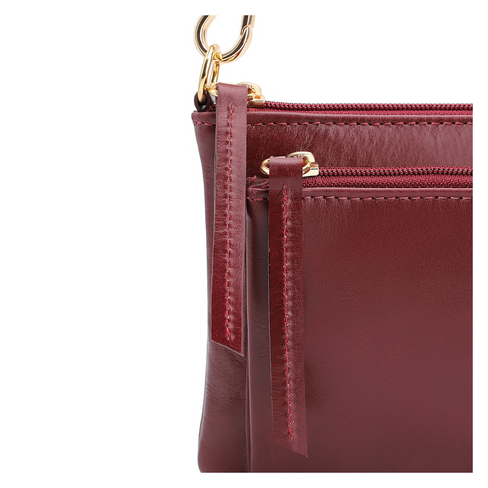 Bolsa De Ombro Couro Vinho