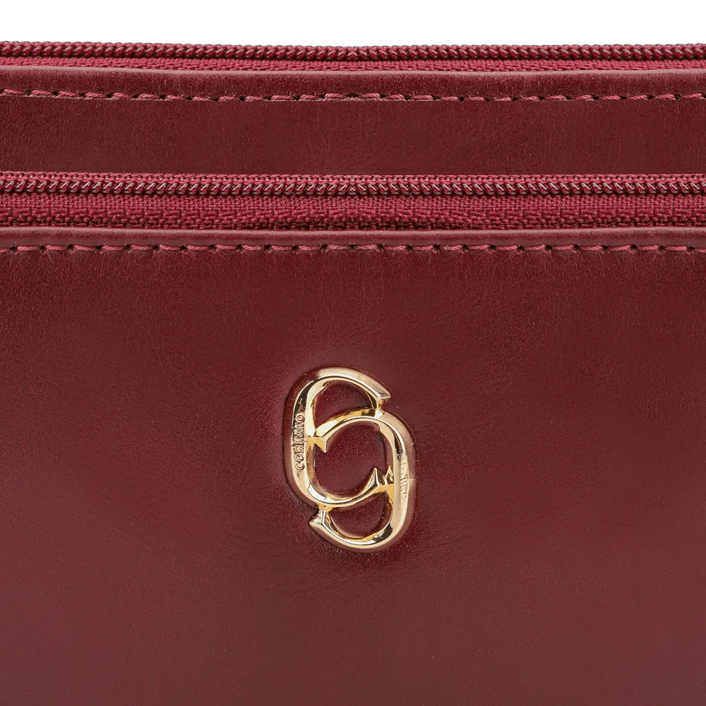Bolsa De Ombro Couro Vinho - imagem 6