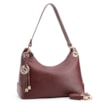 Bolsa De Ombro Couro Vinho - imagem 3