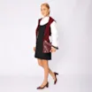 Bolsa De Ombro Couro Vinho - imagem 7