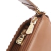 Bolsa De Ombro Crochet Couro Marrom - imagem 6