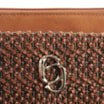Bolsa De Ombro Crochet Couro Marrom - imagem 7