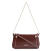 Bolsa De Ombro Esfera Couro Marrom - imagem 1