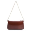 Bolsa De Ombro Esfera Couro Marrom - imagem 4