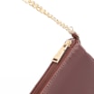 Bolsa De Ombro Esfera Couro Marrom - imagem 6
