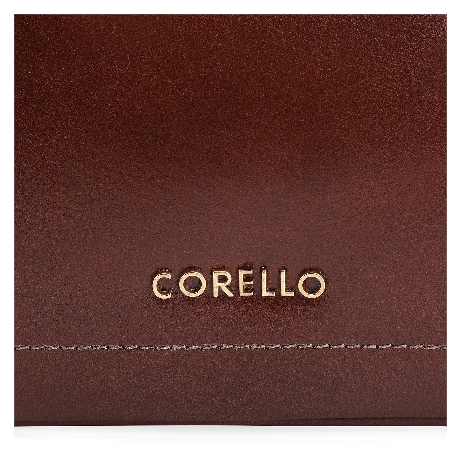 Bolsa De Ombro Esfera Couro Marrom