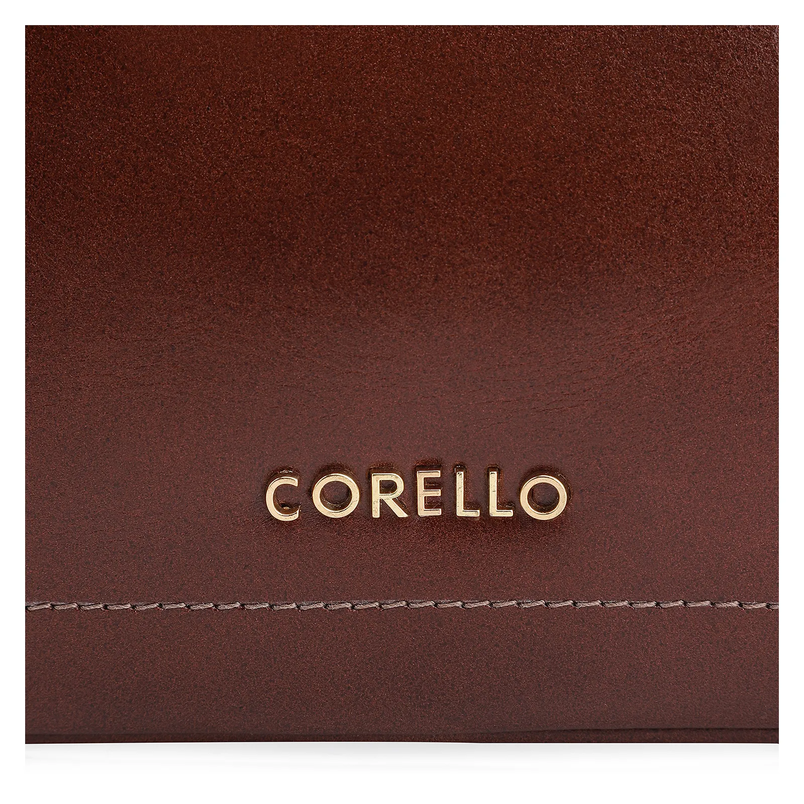 Bolsa De Ombro Esfera Couro Marrom