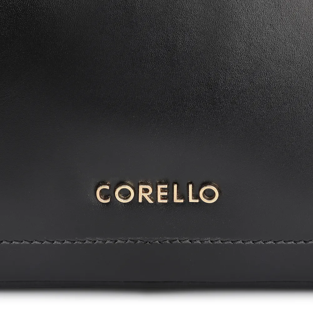 Bolsa De Ombro Esfera Couro Preto - imagem 7