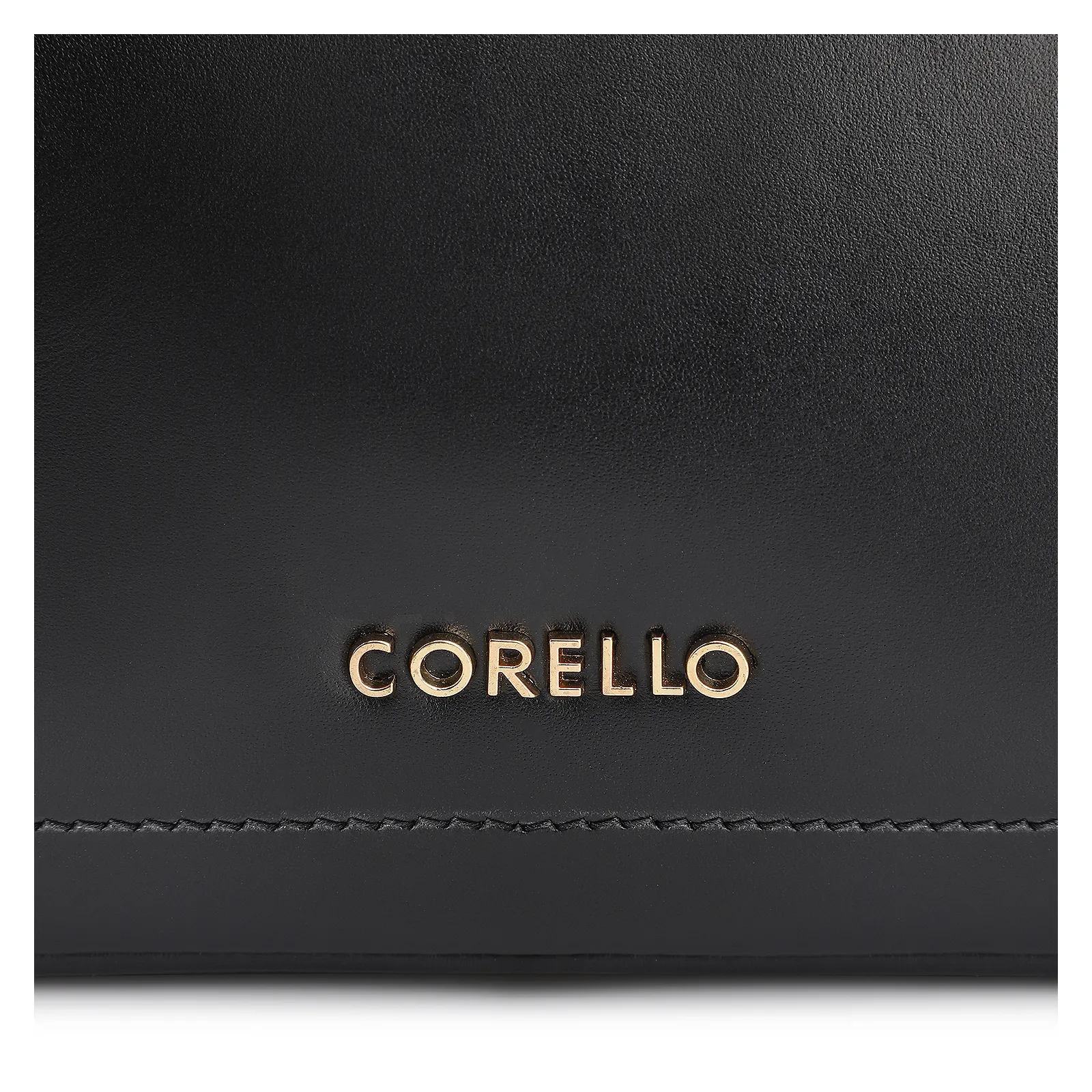 Bolsa De Ombro Esfera Couro Preto