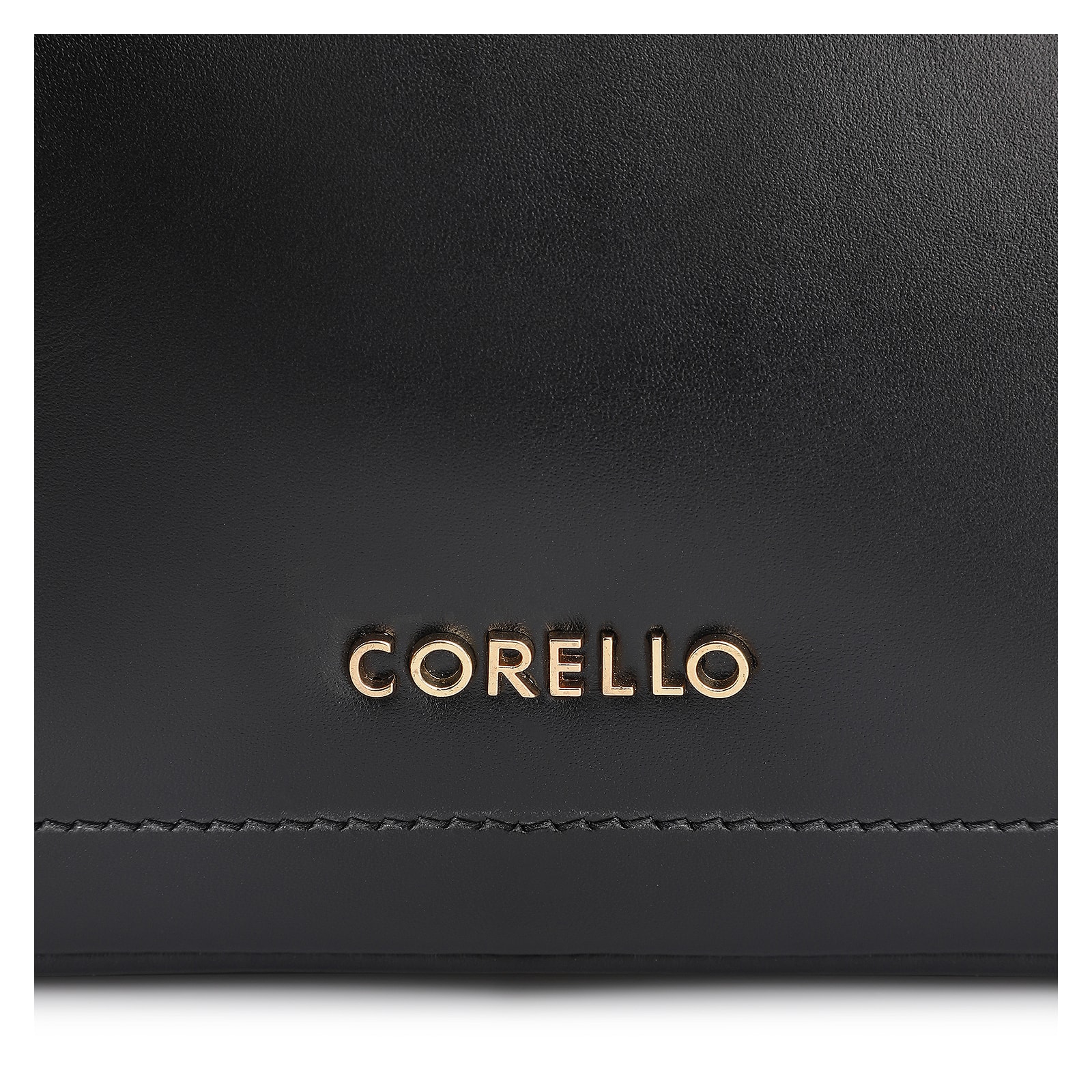 Bolsa De Ombro Esfera Couro Preto