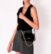 Bolsa De Ombro Esfera Couro Preto - imagem 8