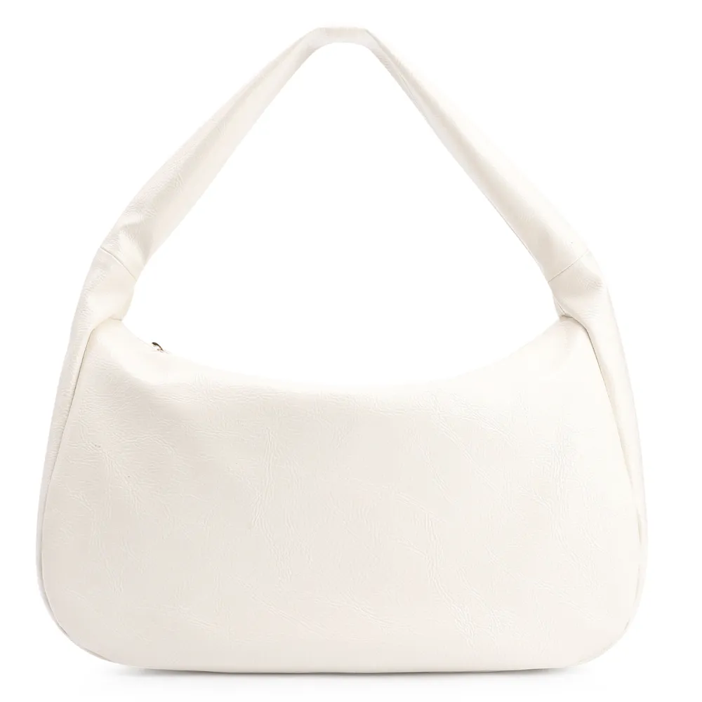 Bolsa De Ombro Esferas Verniz Off White - imagem 4