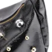 Bolsa De Ombro Esferas Verniz Preto - imagem 7