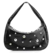 Bolsa De Ombro Esferas Verniz Preto - imagem 1