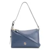 Bolsa De Ombro Fivela Couro Azul - imagem 1