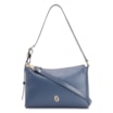 Bolsa De Ombro Fivela Couro Azul - imagem 1