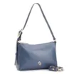 Bolsa De Ombro Fivela Couro Azul - imagem 2