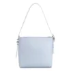 Bolsa De Ombro Fivela Couro Azul/Alt Tramado Azul - imagem 4