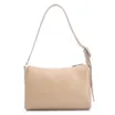 Bolsa De Ombro Fivela Couro Bege - imagem 3