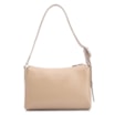 Bolsa De Ombro Fivela Couro Bege - imagem 3
