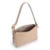 Bolsa De Ombro Fivela Couro Bege - imagem 4