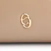 Bolsa De Ombro Fivela Couro Bege - imagem 6