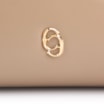 Bolsa De Ombro Fivela Couro Bege - imagem 6
