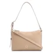 Bolsa De Ombro Fivela Couro Bege - imagem 1