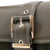 Bolsa De Ombro Fivela Couro Camurça Verde /Couro Verde - imagem 8