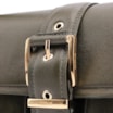 Bolsa De Ombro Fivela Couro Camurça Verde /Couro Verde - imagem 8