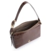 Bolsa De Ombro Fivela Couro Croco Marrom - imagem 4