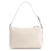 Bolsa De Ombro Fivela Couro Croco Off White - imagem 4