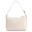 Bolsa De Ombro Fivela Couro Croco Off White - imagem 4
