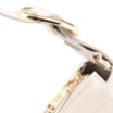 Bolsa De Ombro Fivela Couro Croco Off White - imagem 6