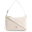 Bolsa De Ombro Fivela Couro Croco Off White - imagem 1