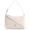 Bolsa De Ombro Fivela Couro Croco Off White - imagem 1