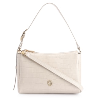 Couro Croco Off White