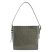 Bolsa De Ombro Fivela Couro Croco Verde - imagem 4