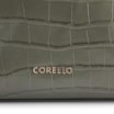 Bolsa De Ombro Fivela Couro Croco Verde - imagem 7