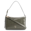 Bolsa De Ombro Fivela Couro Croco Verde - imagem 1