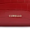 Bolsa De Ombro Fivela Couro Croco Vermelho - imagem 6