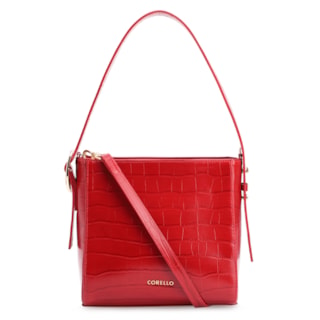 Couro Croco Vermelho