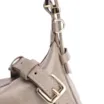 Bolsa De Ombro Fivela Couro Estonado Bege - imagem 7